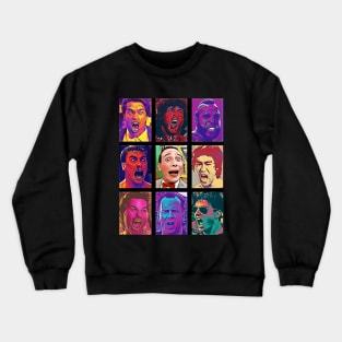 Action Scream Peewee Pop Art Crewneck Sweatshirt